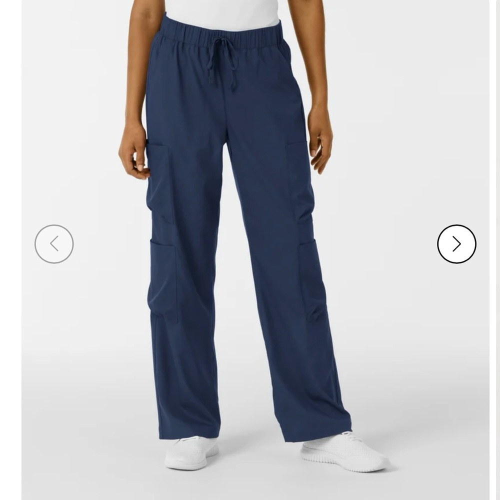 WonderWink Women's Deep Blue Cargo Trousers